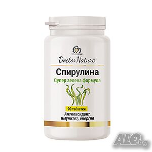 Dr. Nature Спирулина, 90 таблетки