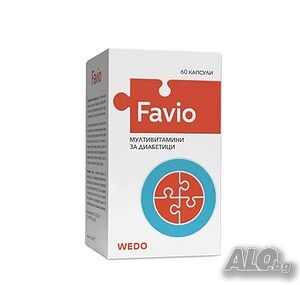 Фавио Мултивитамини за диабетици, капс х 60бр, 22 лв