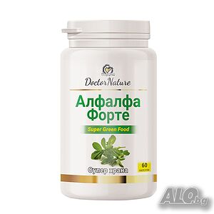 Dr. Nature Алфалфа Форте, 60 капсули