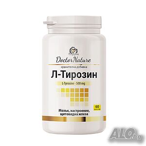 Dr. Nature Л-Тирозин, 60 капсули