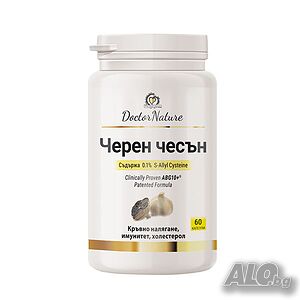 Dr. Nature Черен чесън, 60 капсули