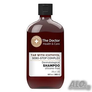 The Doctor Шампоан против пърхот с катран и ихтиол, 355 мл
