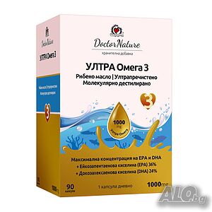Dr. Nature Ултра Омега 3, 90 капсули х 1000мг