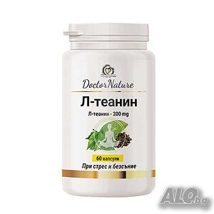 Dr. Nature Л-теанин, 60 капсули