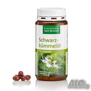Масло от черен кимион + витамини и мастни киселини, 180 капсули