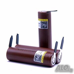 Li-Ion батерии 3.6V 30A 3000mAh 18650 HG2 + DIY Nickel