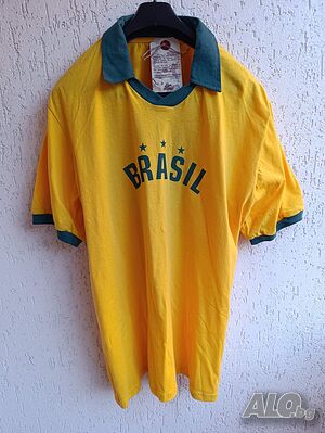 Футболна тениска № 9 BRASIL на Роналдо Назарио