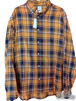 Мъжка карирана риза H& M, 100% памук, XL