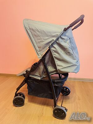 Hauck Buggy Sport Olive - лека сгъваема детска количка 5.9 кг с легнало положение до 15кг