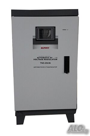 BULPOWER Стабилизатор на ток и напрежение 20KW с лед дисплей - ТРИФАЗНО