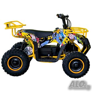 Max Motors ATV Детско електрическо АТВ 1200W Blue Camouflage