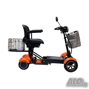 Сгъваема електрическа количка MaxMotors 750W - orange