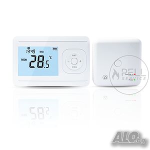 Умен безжичен RF термостат с Wi-Fi, управляван чрез телефон-модел: 8048RF Wifi