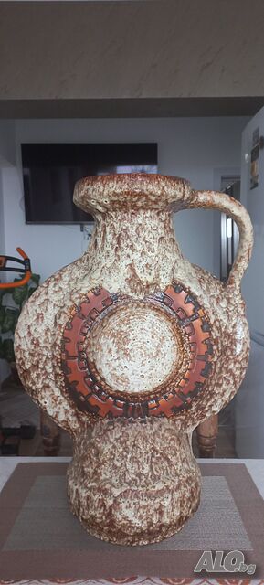 Уникално старинно, предложение-Ваза-Маркировка-Голяма.
