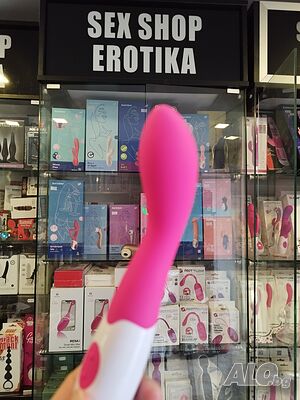 ❤️ Вибратор Bishop с извивка за стимулиране на G-точката и скуирт пръскане от Sex Shop Erotika ❤️