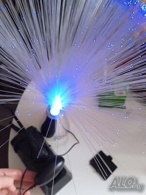 Лампа волоконно-оптическа с адаптър 220V/5V
