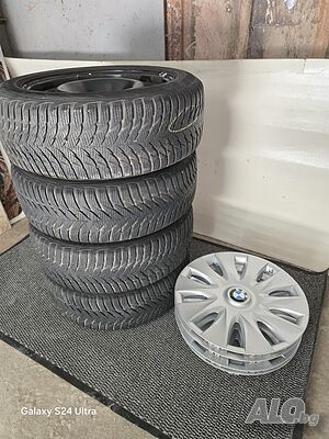 195/55 R16 Goodyear със стоманени оргинални джанти за BMW-1, E87