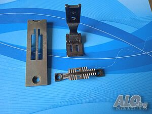 Плочка. краче и зъби за индустриална двуиглова машина 6.4mm ADLER DURKOPP