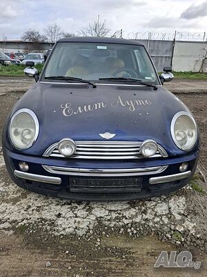 Mini Cooper 1.6 бензин газ АВТОМАТИК 116 к.с 2003 година на части