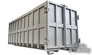 Метални контейнери за отпадъци, скрап и др. 32,8 м3 мултилифт (hook-lift)