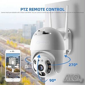 5 MP външна Нова въртяща се безжична WIFI IP FULLHD камера с Нощно виждане