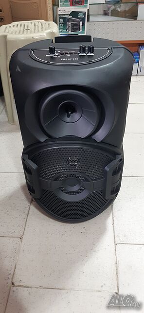 Активна кариоке блутуд колона 12’’с бежичен микрофон и дистанционно 800W ZQS12106S НОВИ.