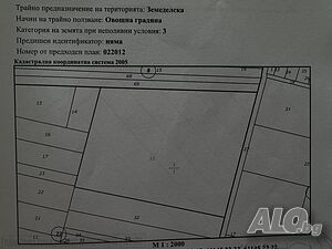 Земеделска земя-Овощна градина 6200 кв. м