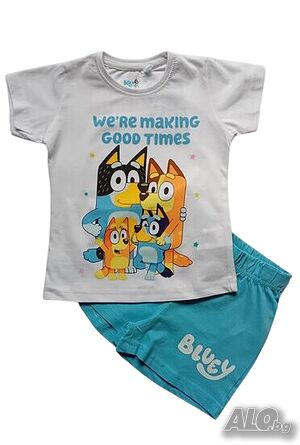 Лятна детска пижама Бинго и Блуи Bluey