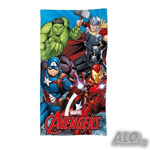 Детска плажна хавлия за момче Marvel Avengers
