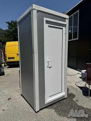 Мобилна тоалетна WC преместваема с моноблок мивка и ел. Инаталация