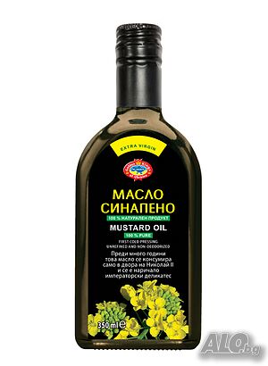 Масло Синапено EXTRA VIRGIN Нерафинирано студено пресовано масло семена синап (олио) Агроселпром