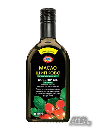 Масло Шипково EXTRA VIRGIN Нерафинирано студено пресовано от шипка (олио) Агроселпром