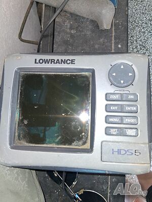 Продавам сонар/GPS Lowrance HDS-5 в добро техническо състояние