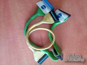 комплект кабели за настолен компютър за твърд диск и за флопито