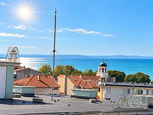 3 стаен апрармент в Поморие! Стария Град! Първа Линия! Гледка Море!