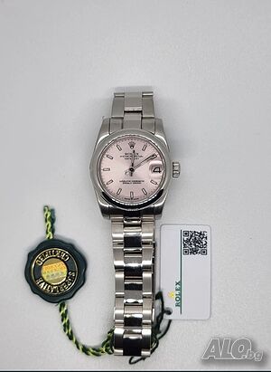 Дамски часовник Rolex oyster 31mm oystersteel pink 31