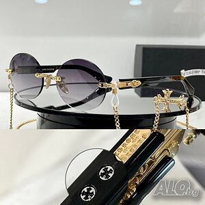 Chrome Hearts DEEP III Gold Sunglasses Deep 3 Слънчеви очила