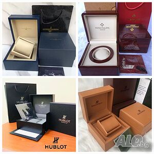 Кутия часовник Rolex, Hub lot, Ulysse Nardin, audemars piguet, patek, omega