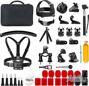 AKASO Камера ACCESSORIES KIT 60IN1 ACCESSORIES KIT 60IN1