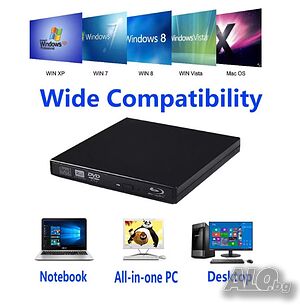 Външен DVDRW Blu-ray Drive за лаптоп десктоп USB 3.0