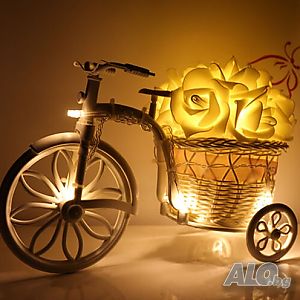 Рози LED светещи за декорация Коледа - елегантен лукс и романтично усещане