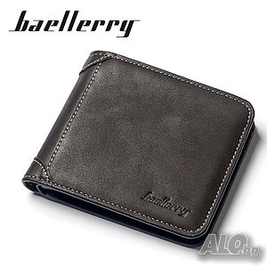 Бизнес мъжки портфейл луксозен Baellerry D9150