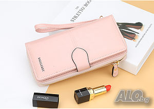 Бизнес дамски портфейл луксозен Baellerry N3846
