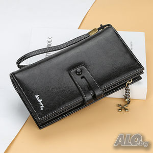 Бизнес дамски портфейл луксозен Baellerry N1632