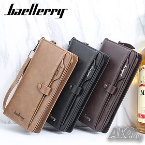 Бизнес мъжки портфейл луксозен Baellerry S6703