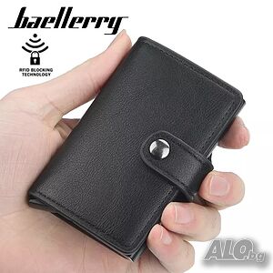 Бизнес мъжки портфейл луксозен Baellerry K9122