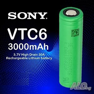 Батерия Sony Murata 18650 VTC6 3000mAh 15C 30A