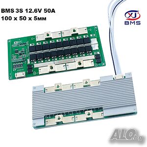 BMS БМС 3S 12.6V 50A за 18650 литиево-йонна батерия