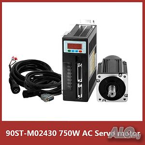 Серво мотор 750W - Серво задвижване сет 90ST-M02430 с драйвер AASD-15A