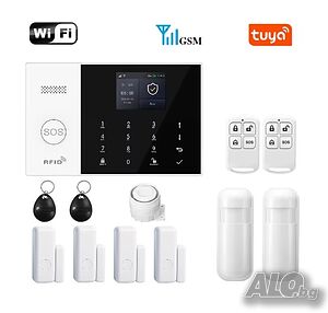 WiFi / GSM Смарт професионална Алармена система за дома и офиса Pro